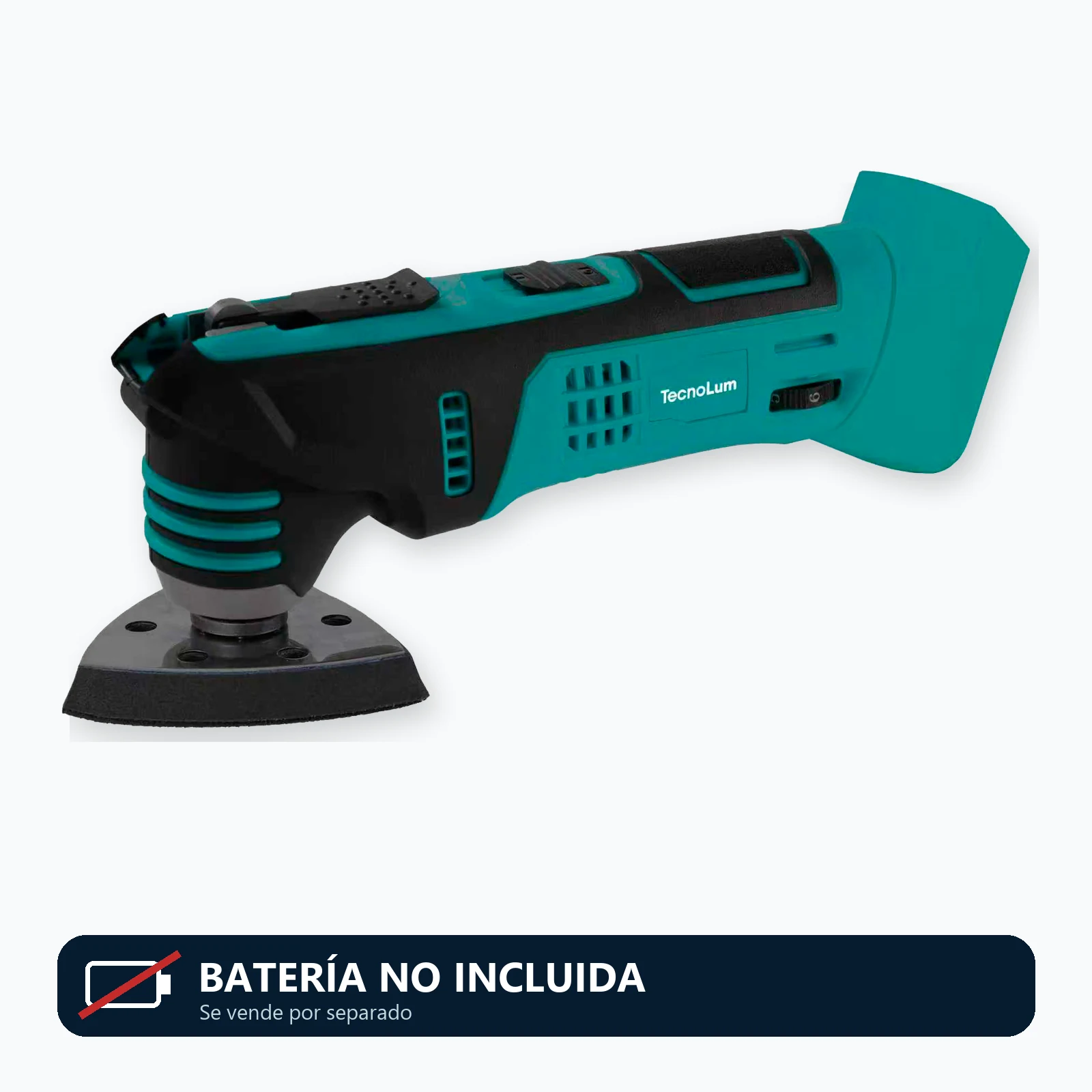 Multiherramienta oscilante TecnoLum TBR-500. Batería no incluida.