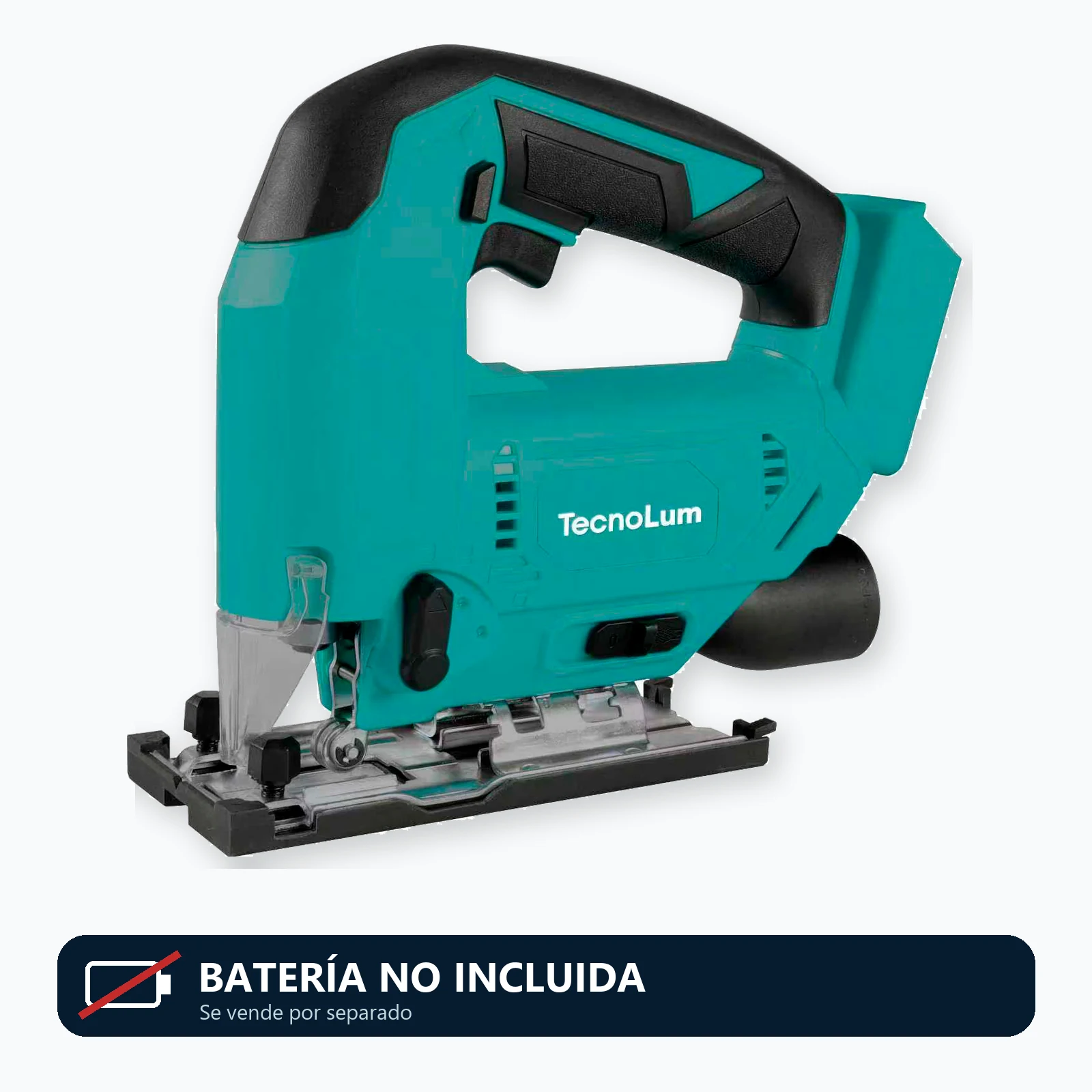 Sierra caladora TecnoLum TBR-310. Batería no incluida.